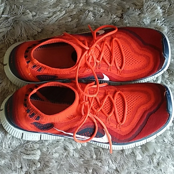 Nike free flyknit 5.0 red Clearance